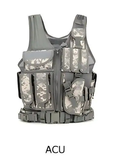 Summer Protective Vest, Outdoor Field Vest, Outdoor Military Enthusiast Equipment, Breathable Training Tactical Suit
