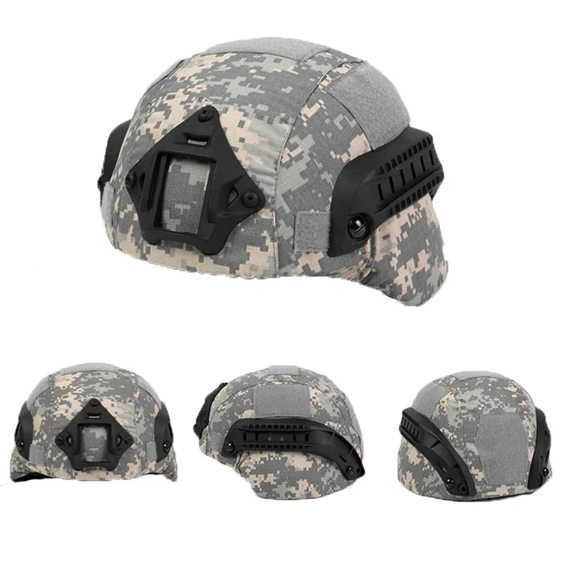 Tactical Helmet MICH2000 Cover Hunting Airsoft Outdoor Shooting Sports Camouflage Protective Helmet Cloth Cover Helmet Accessory