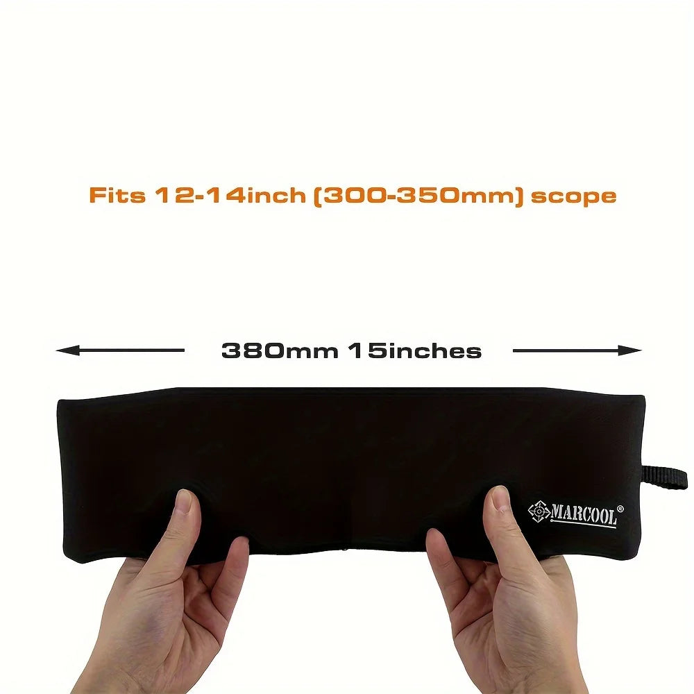 Marcool Riflescope Protective Cover Sight Bag Anti Scratch Fits for 1-6X 1-8X 1-10X 3-9X 3-12X 4-16X Tactical Optics Scopes