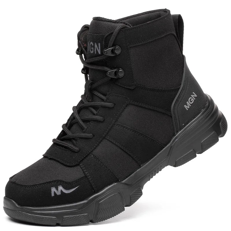 Anti-smash Men Footwear Shoes Women Non Slip Work Shoes Indestructible Safety Shoes Men Steel Toe Shoes Puncture-Proof Sneakers