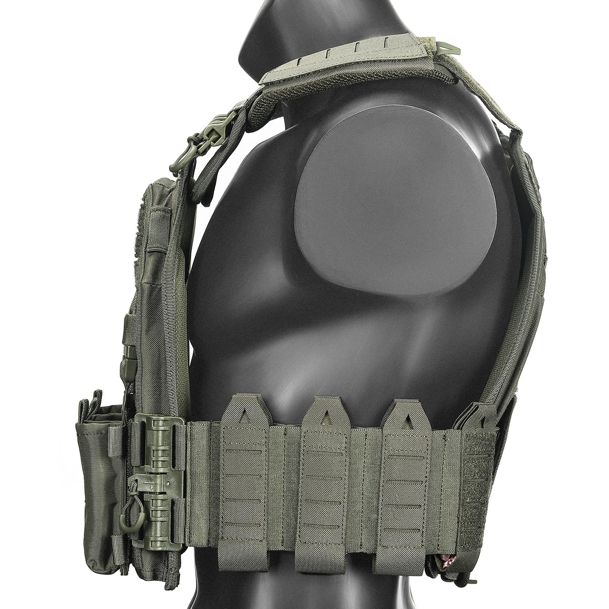 Outdoor Training Tank Top Triple Chest Item Pack MOLLE Extended Training Vest (Including US Flag)