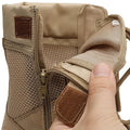 Side Zipper Military Outdoor Combat Tactical Boots Men Women Lightweight Summer Mesh Breathable Hiking Climbing Shoes 35-48 Size