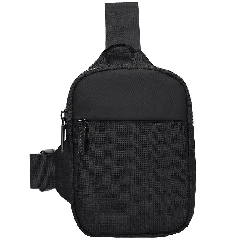 Chest Bag Fashion Sport Bag Small Canvas Shoulder Crossbody Bags for Man Mini Cloth Sling Sport Cross Phone Male Handbag