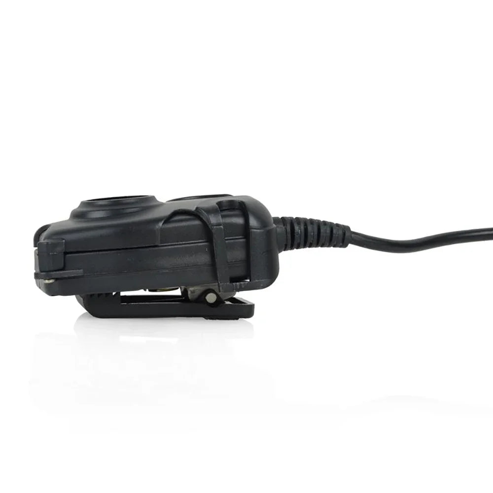 Tactical Headset PTT Adapter Cable For Z Tactical Headset ComtacII H50 MSA SORDIN H60 HD03 Kenwood Baofeng Two Way Radio