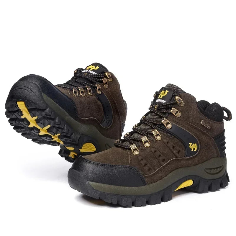 New Couples Outdoor Mountain Desert Climbing shoes. Men Women Ankle Hiking Boots, Plus Size Fashion Classic Trekking Footwear