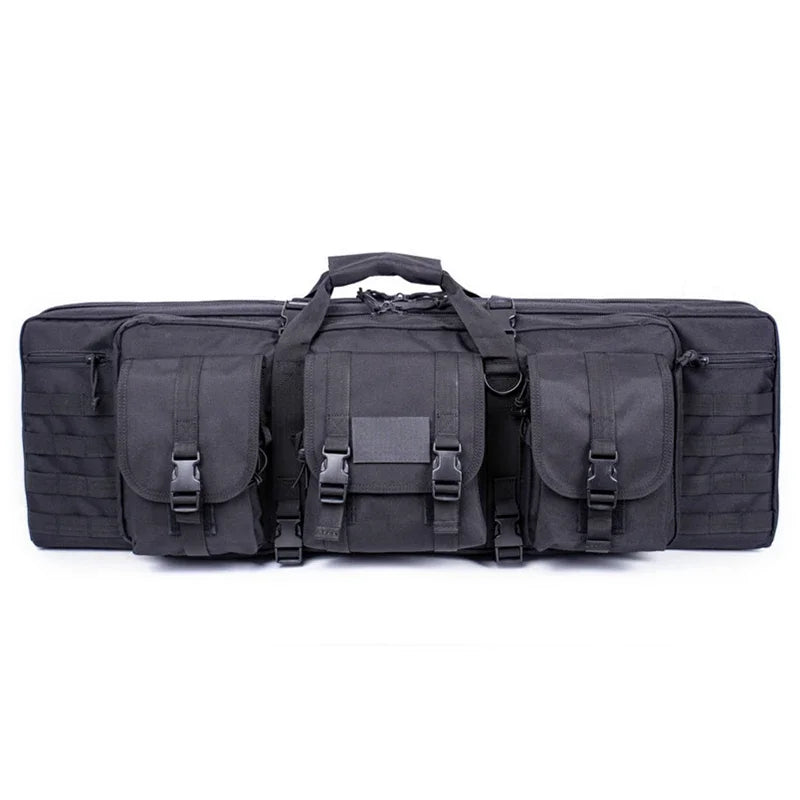 Tactical Gun Double Long Rifle Bag Hunting Rifle Backpack  Airsoft Nylon Square Carry Dual  Soft Gun Protection Case Bag