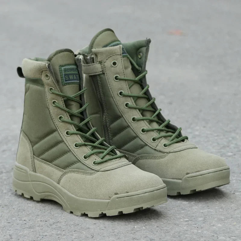 Tactical Military Boots Men Boots Special Force Desert Combat Army Boot Outdoor Hiking Boot Ankle Shoes Men Boots Safty Shoes