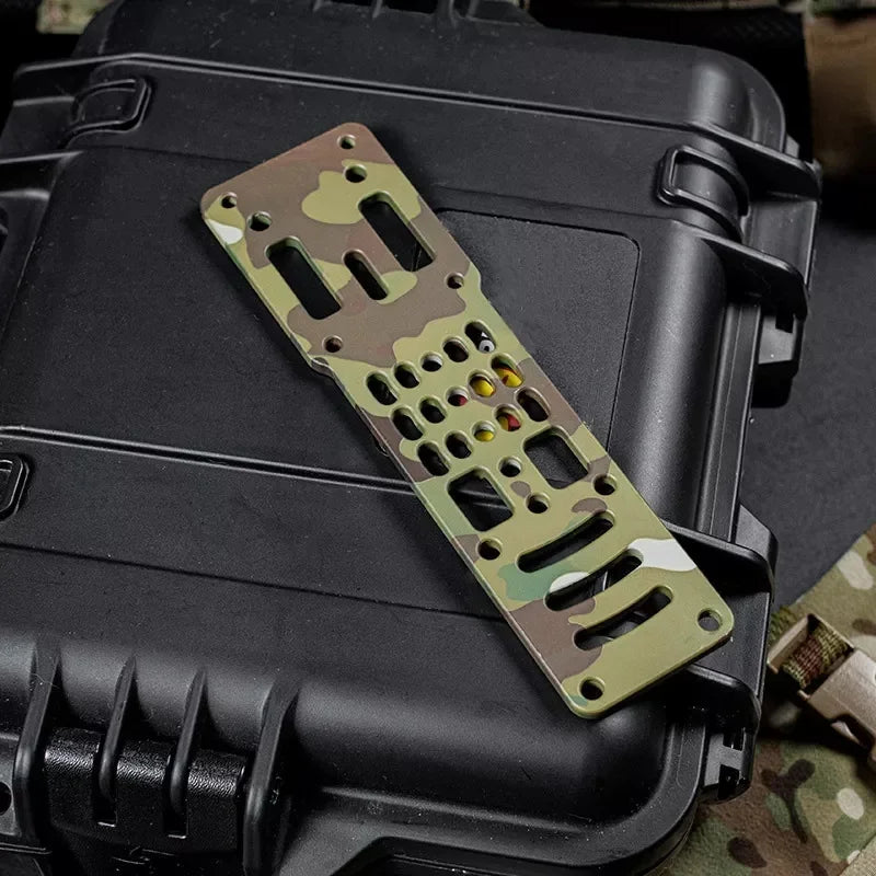 Tactical Metal Modular Pistol Holster Adapter Compatible QLS Platform Holster Drop Leg Band Hunting Quick Pull Draw Adapter