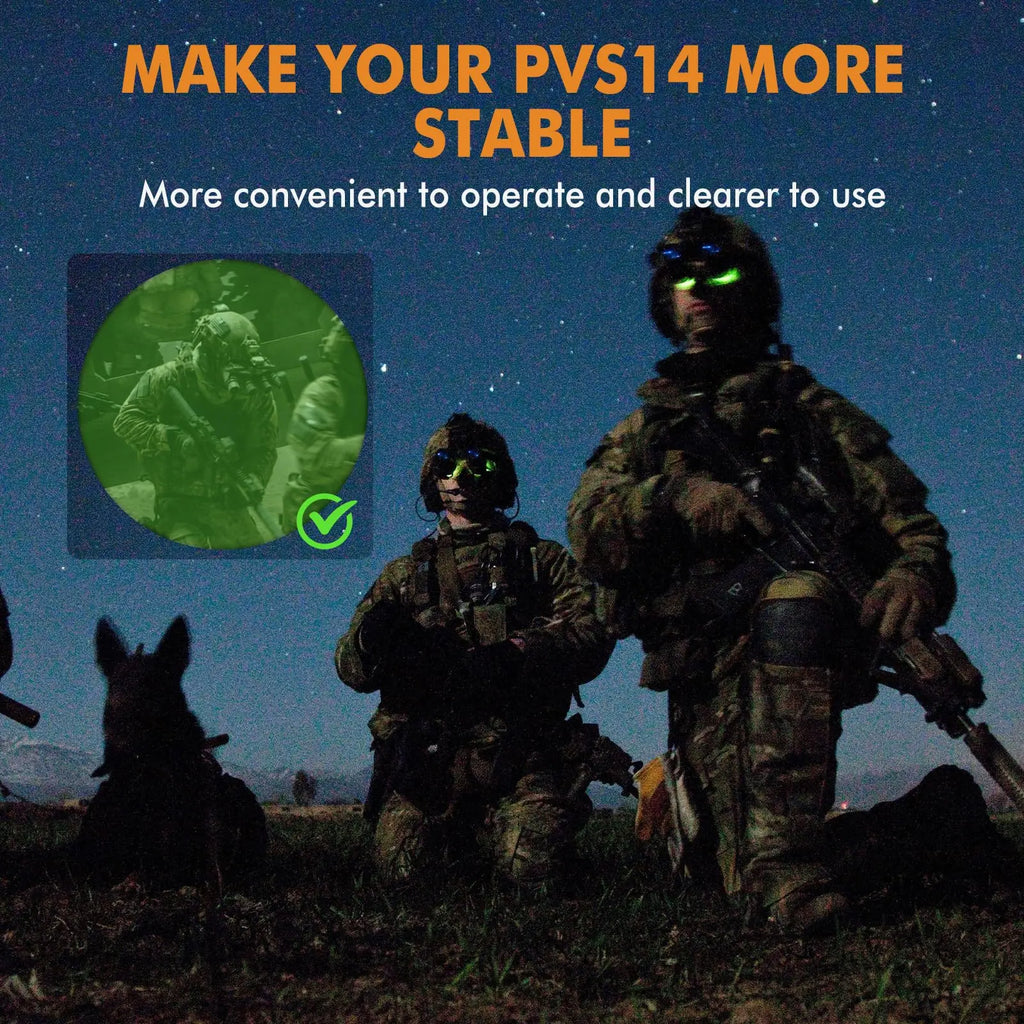 BOOIU J Arm Night Vision Mount Adapt PVS-14 NVG Mount Tactical Fast Helmet Accessories