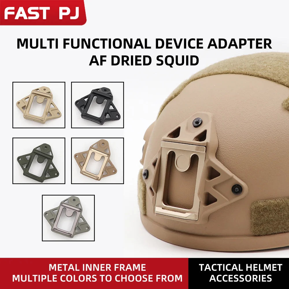 Wendy Gen 1 Alloy NVG Mount & Cuttlefish Rail - Universal Fit for All Tactical Helmets | Military-Style Civilian Accessory