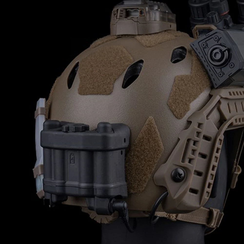 Battery Box Retention System Helmet Accessories Adjustable Helmet NVG Battery Pouch Dummy Model for AN/PVS31 Battery Case