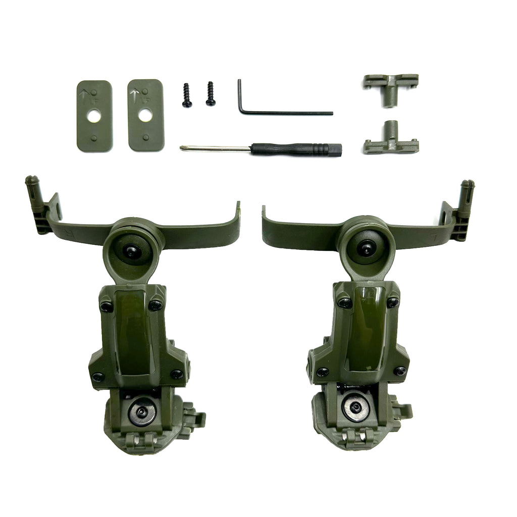 Tactical Helmet Rail Adapter for PELTOR ComTac Airsoft Shooting Accessories Headset Mount Fit Ops Core ARC Wendy MLOK Rail