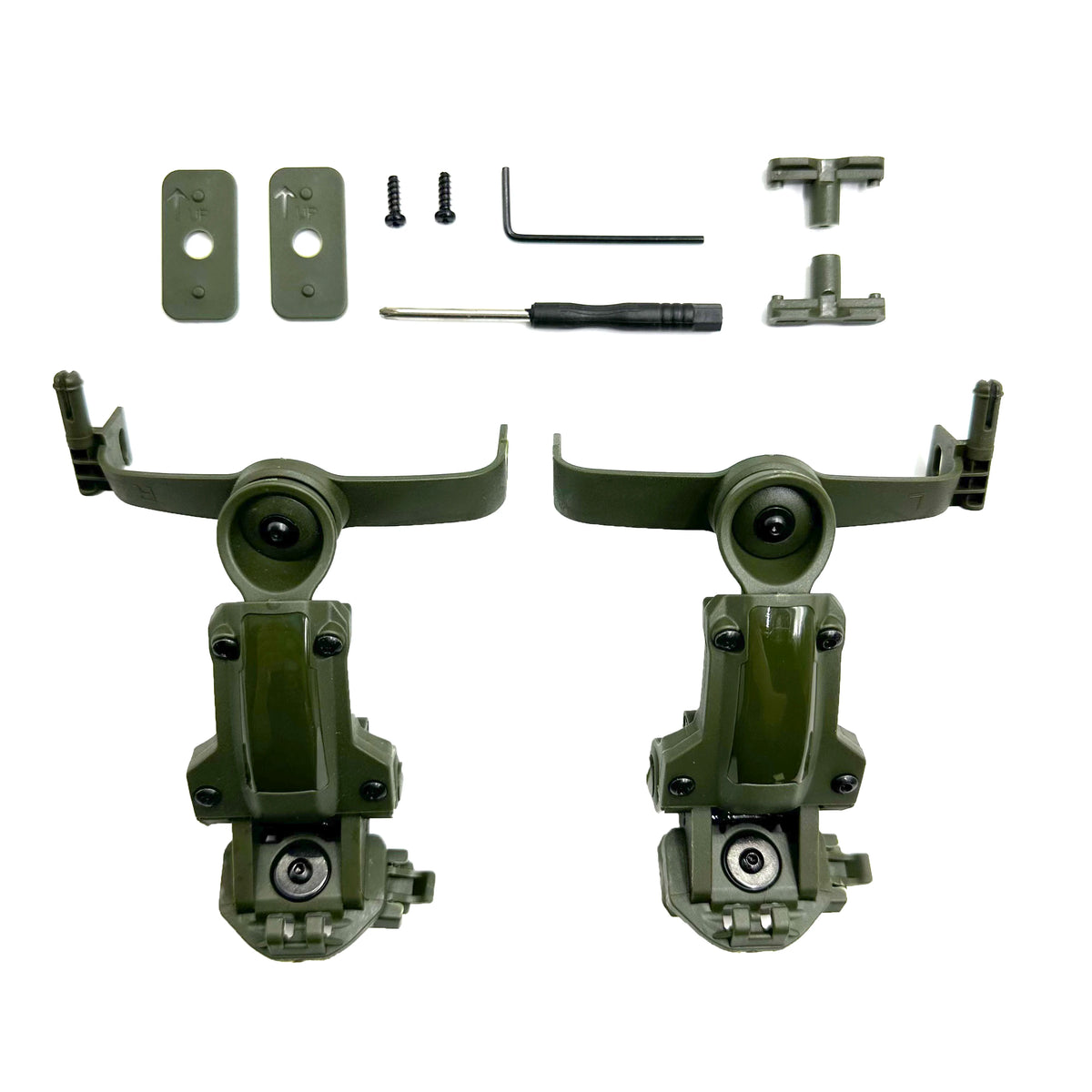 Tactical Helmet Rail Adapter for PELTOR ComTac Airsoft Shooting Accessories Headset Mount Fit Ops Core ARC Wendy MLOK Rail