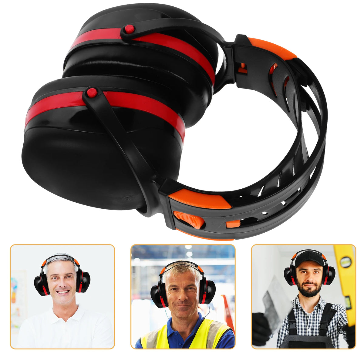 Noise Canceling Headphone Over Ear Adjustable Hearing Protection Earmuff For Industrial Use And Sleep Soundproof Noise Reduction