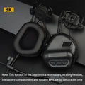 Tactical Gen5 Helmet Headset Foldable No-Pickup Version Shooting Noise-Cancelling Headphones Hunting PTT Fast Helmet Adapter