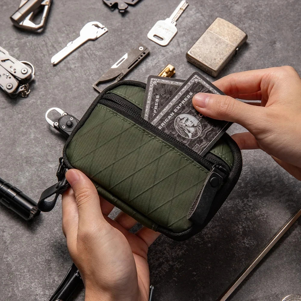 Outdoor Multi-functional EDC Tool Storage Bag, Tactical Large-capacity Card Key Storage Bag, Bicycle Waist Bag