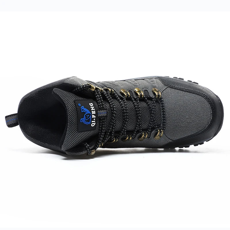New Men's and Women's Mountaineering Shoes, High Top Couple Mountaineering Sports Shoes, Outdoor Hiking Shoes, Motorcycle Boots,