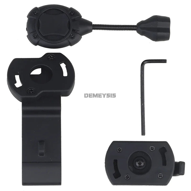 Tactical Helmet Light 3 Modes LED Flashlight Modular Multifunctional Personal Lighting System Hunting Helmet IR Laser
