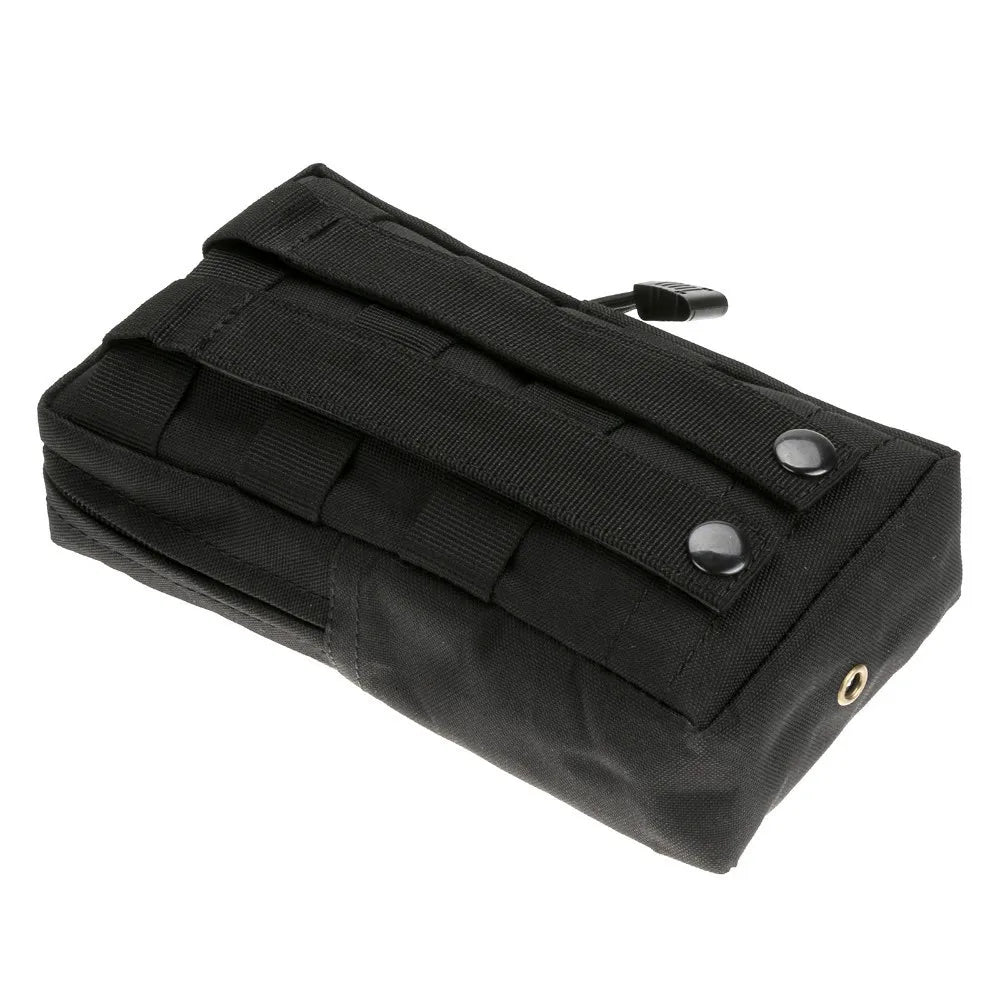 600D Oxford Outdoor Bag EDC Molle Tool Zipper Waist Accessories Durable Belt Comouflage Pouch Airsoft
