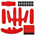 24pcs/set Replacement Foam Helmet Pads Set Quick-drying Modification Helmet Universal Motorcycle Bicycle Protection Pad Outdoor