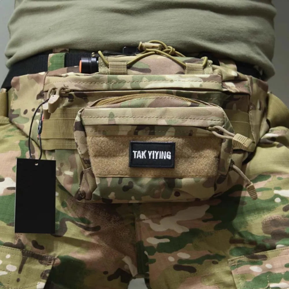 TAK YIYING Molle Hunting Waist Belt Bag Waist Pack Pouch Outdoor Camping Hiking Running Sports Bag