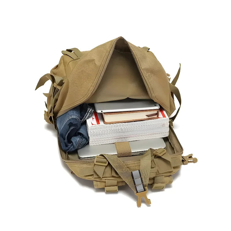 Reflective Backpack Outdoor Molle Camouflage Rucksack  Assault Bag Hiking Camping Hunting Travel Riding Knapsack