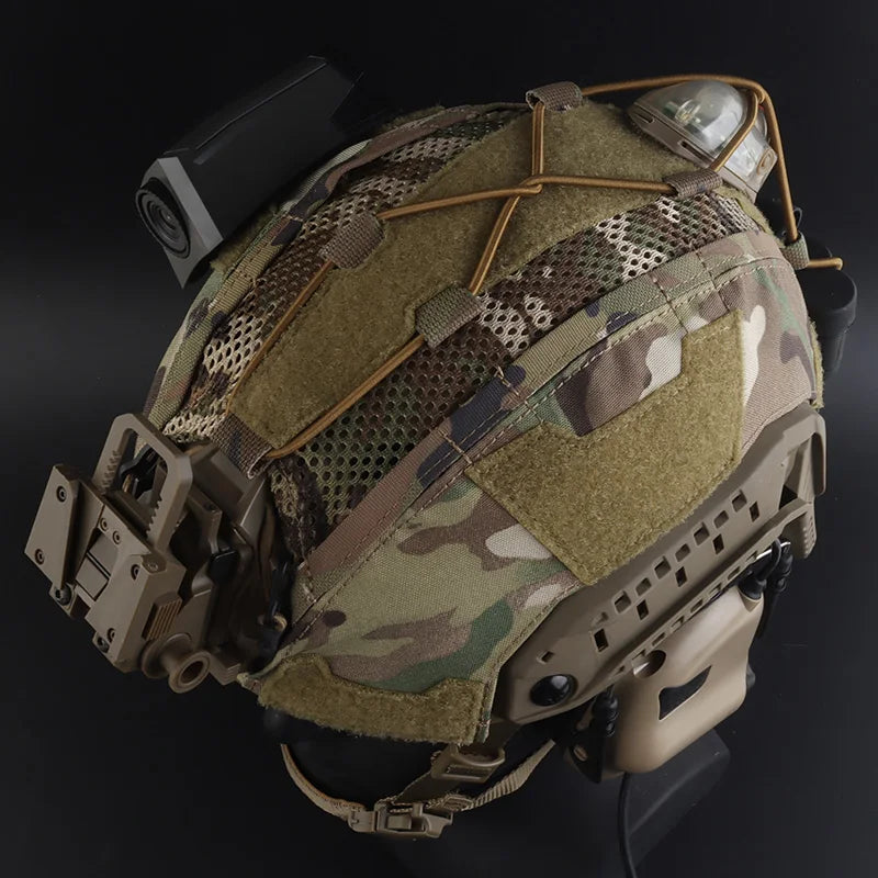 Tactical Maritime/Fast SF Super High Cut Helmet Cover with Elastic Cord for GEN4 Outdoor Airsoft Gear Hunting Accessories