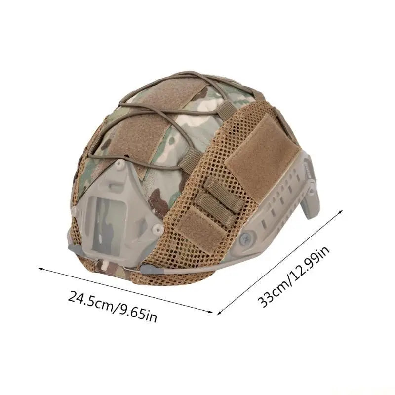 M5TC Helmet Cover 500D Fast Helmet Cover Camouflage Helmet Cover for Airsoft Helmet, Paintball Gear