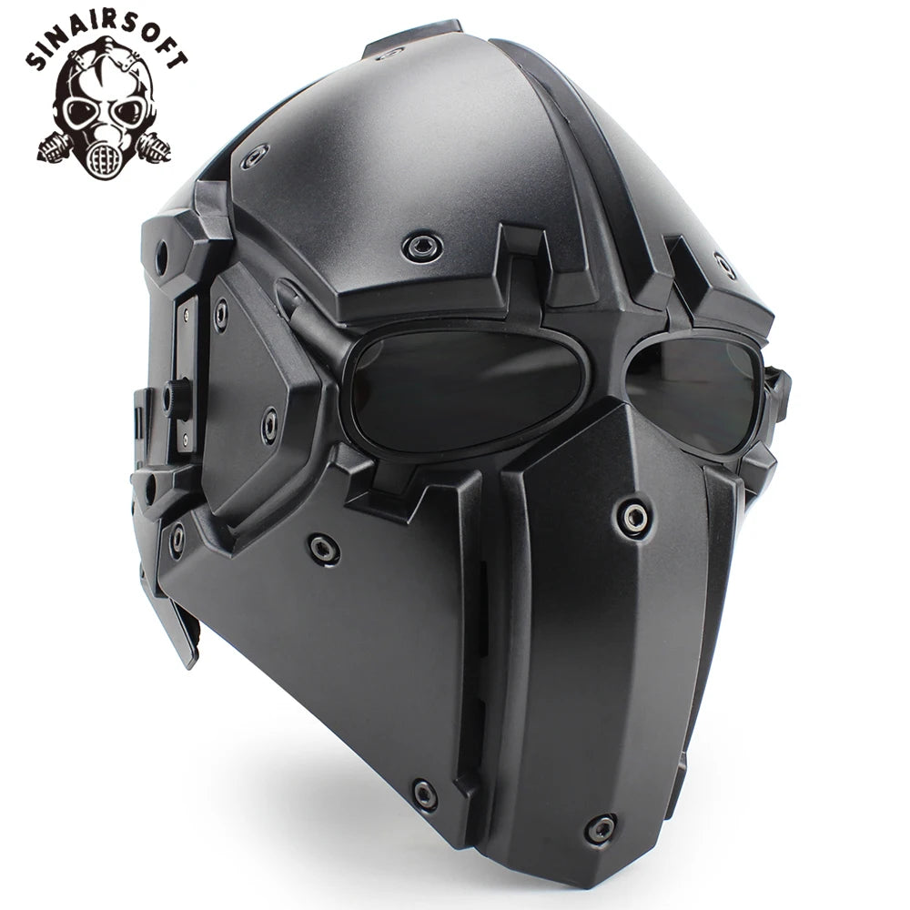 SINAIRSOFT Tactical Fast Helmet Mask Airsoft Shooting Cosplay Motorcycle Hunting Multi-Function Cs Outdoor Protect Equipment