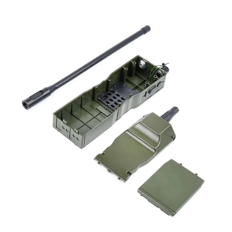 Tactical Military Softair Army Radio PRC 152 Dummy Radio Case Antenna Package Talkie Walkie Interphone Model Cospaly