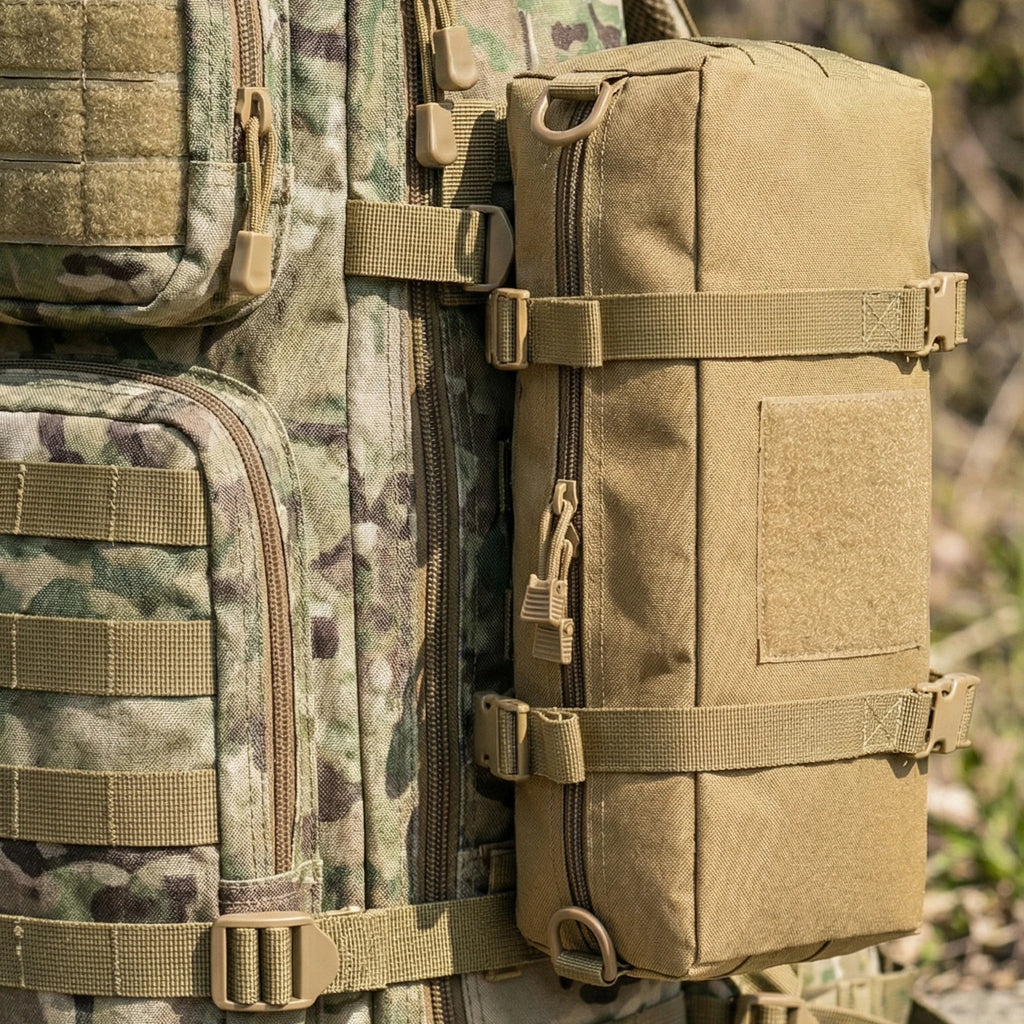 Foldable Outdoor Sport Waist Pack Molle Pouch EDC Nylon Waterproof Hunting Bag Travel Camping Hiking Cross-body Shoulder Bags