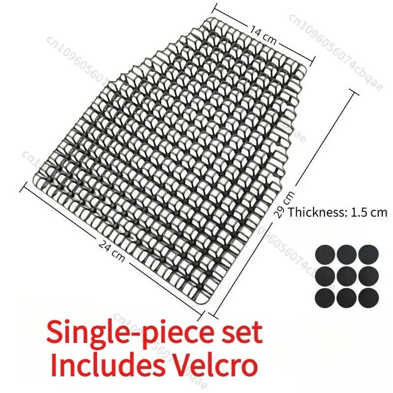 Tactical Vest Breathable Pad 4D Hollow Cooling Sweat Wicking Cushion Multifunctional Backpack Ventilation Pad