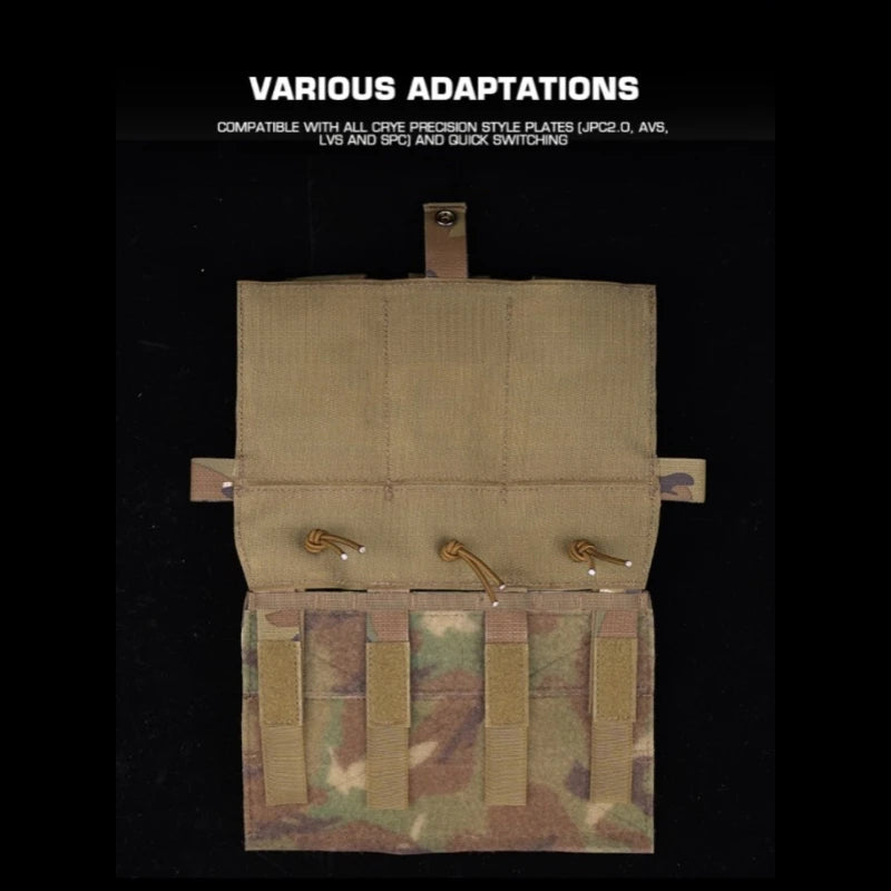 Tank top expansion panel CRYE front panel adapter accessory, convenient buckle design for easy replacement