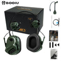 BOOIU Helmet Mounted Bluetooth Tactical Headset ABS Noise Reduction Earphone for Outdoor Sports Adventure Movie Prop