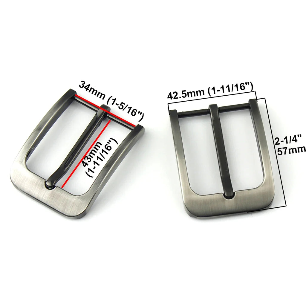 1piece Men Belt Buckle 35mm Metal Pin Buckle Fashion Jeans Waistband Buckles For 33mm-34cm Belt DIY Leather Craft Accessories