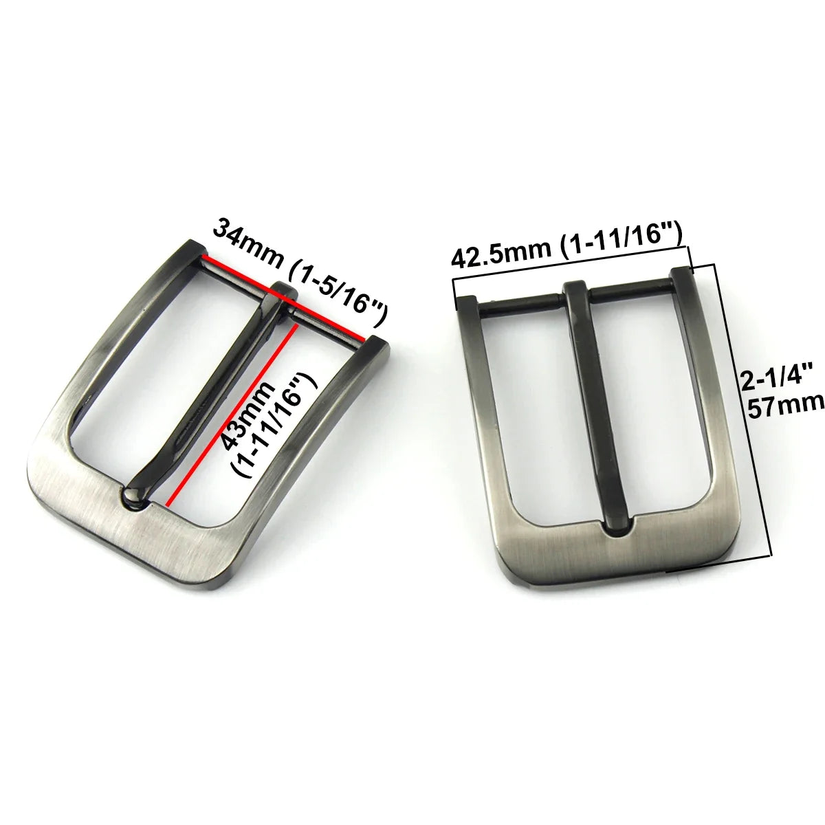 1piece Men Belt Buckle 35mm Metal Pin Buckle Fashion Jeans Waistband Buckles For 33mm-34cm Belt DIY Leather Craft Accessories