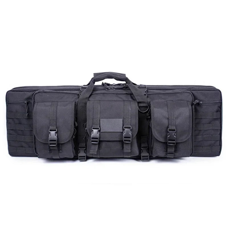 Tactical 36/47inch Gun Bag Double Rifle Backpack Outdoor Long Gun Case Large Capacity Fishing Bag Hunting Accessories