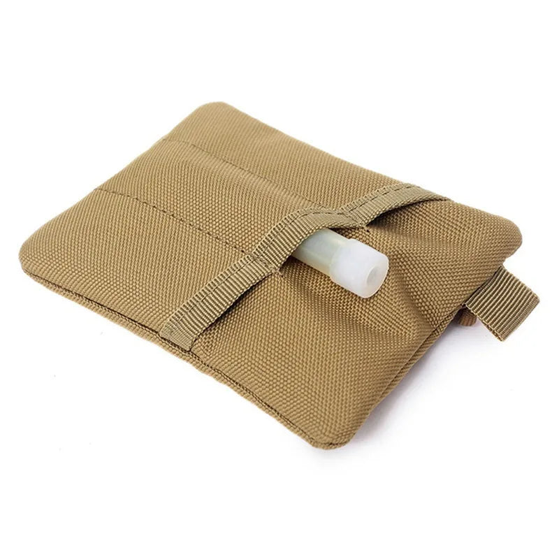 Outdoor Camping EDC Molle Wallet Travel Zipper Waist Pouch Waterproof Portable EDC Pouch For Hiking Hunting Backpack Accessories