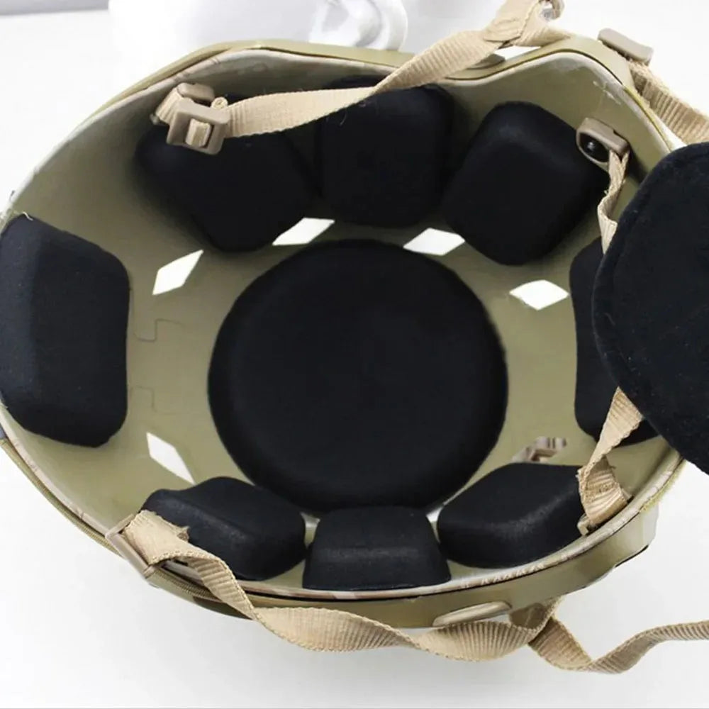 Tactical Helmet Liner Pads EVA Foam Helmet Padding Thermoformed Helmet Cushion Ourdoor Hunting Shootin Buffer Protective Kit