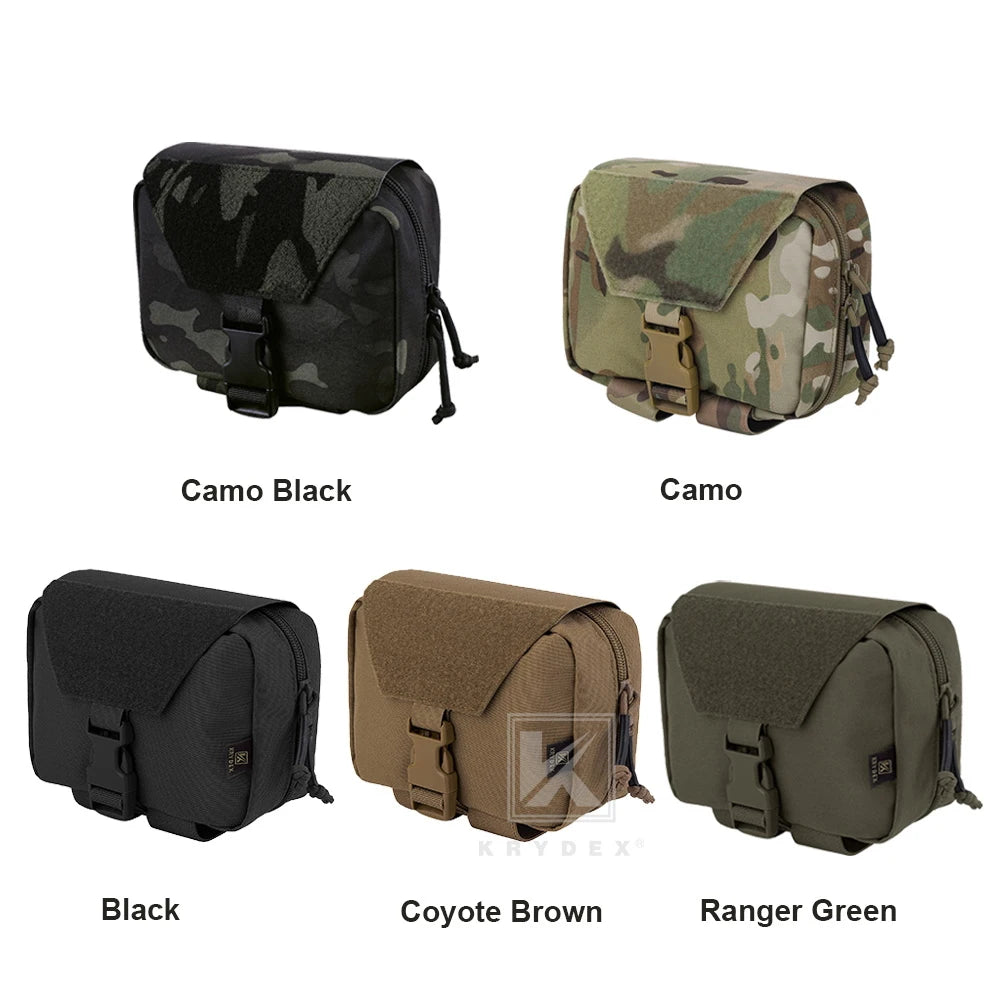 KRYDEX Tactical Tear Off Rip Away IFAK Pouch First Aid Medical Pouch MOLLE EMT Holder  Outdoor Trauma Kit Survival Bag