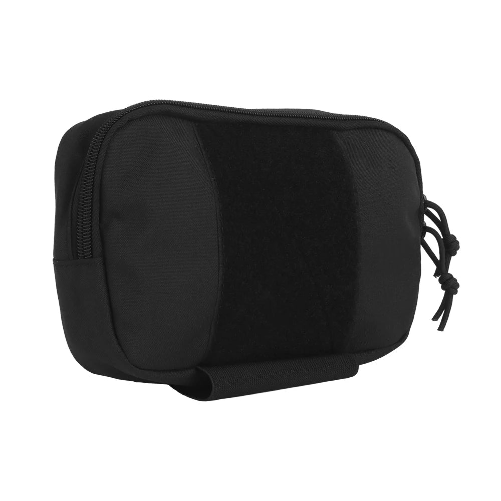 Small Multi-Purpose Task Pouch Hook and Loop Drop Pouch Adapt to Belt Plate Carrier Hunting Accessories