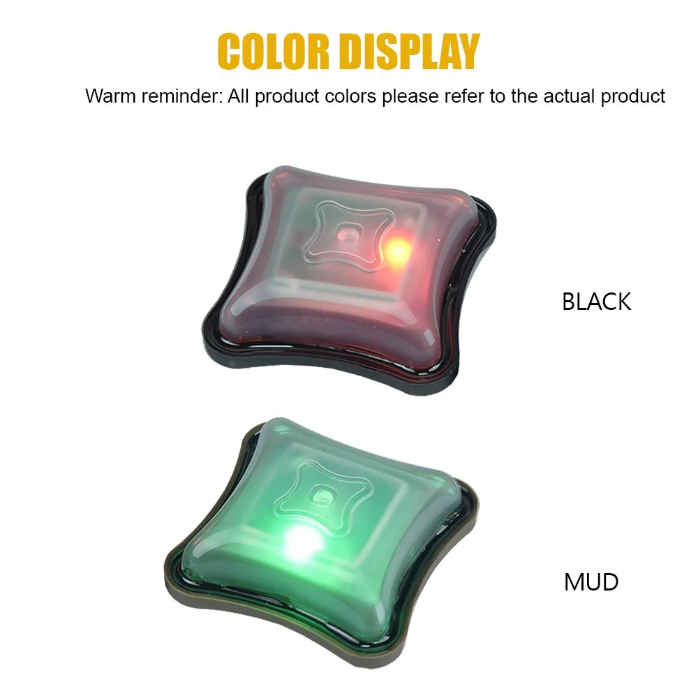 BOOIU LED Light Survival Signal Flash Marker Safety Light Silicone Waterproof Tactical Helmet Outdoor Hunting Helmet Accessories