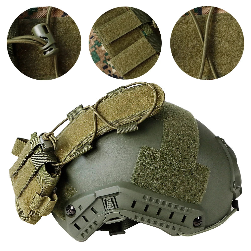 BOOIU Fast Helmet Nvg Battery Pack Storage Bag Balance Weight Bag Military Air Gun Battery Pack Hunting Helmet Helmet Accessorie