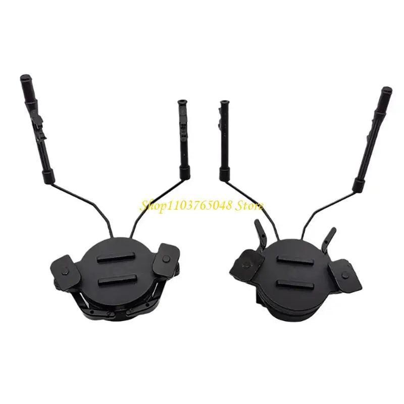 R53E Tacticals Headset Helmet Rails Adapter Earmuff Bracket Headphone Mount Holder
