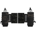 2PCS Radio Pouch Shock Cord Retension Chest Rig Side Bag Hanging Side Bag Expands Walkie Talkie Storage for AN/PRC-148/152/163