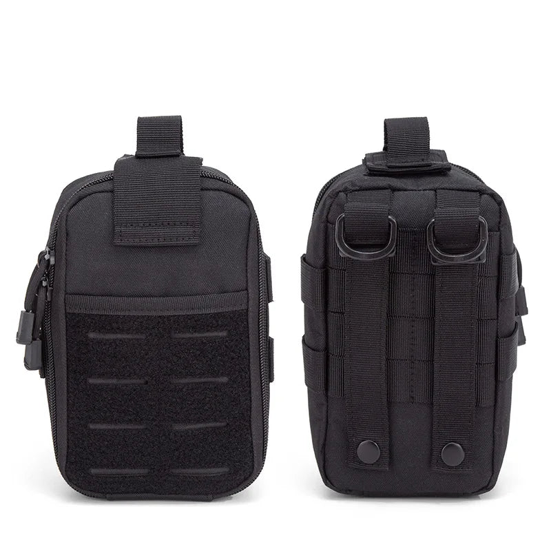 Tactical MOLLE First Aid Pouch 600D Nylon Water Resistant EDC Medical Bag Organizer for Outdoor Hunting Hiking Camping