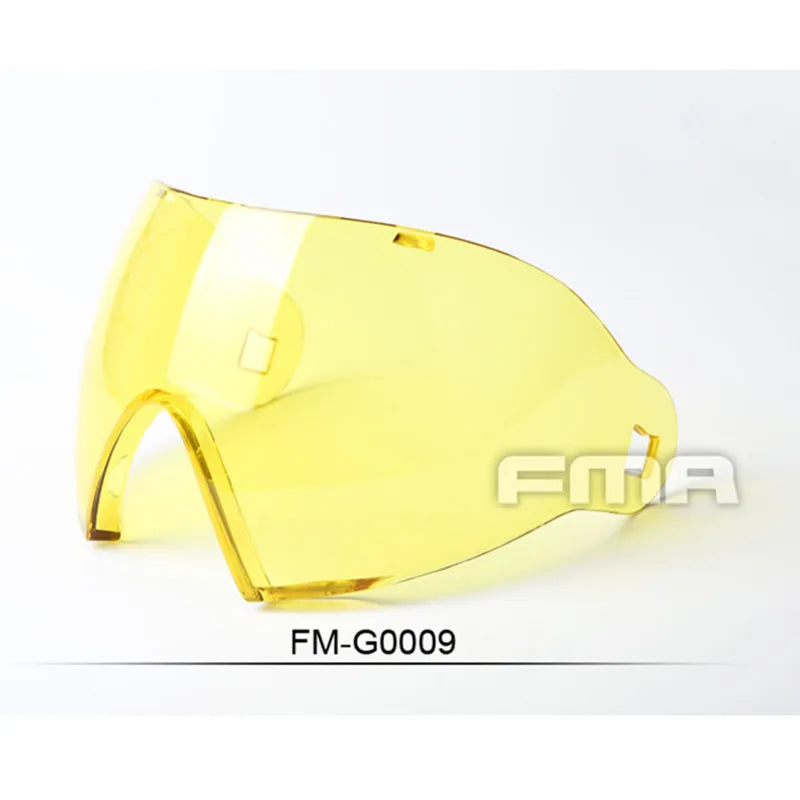 FMA F1 Full Face PC Lenes With One Layer for FM-F0022 to FM-F0025 Goggle Mask