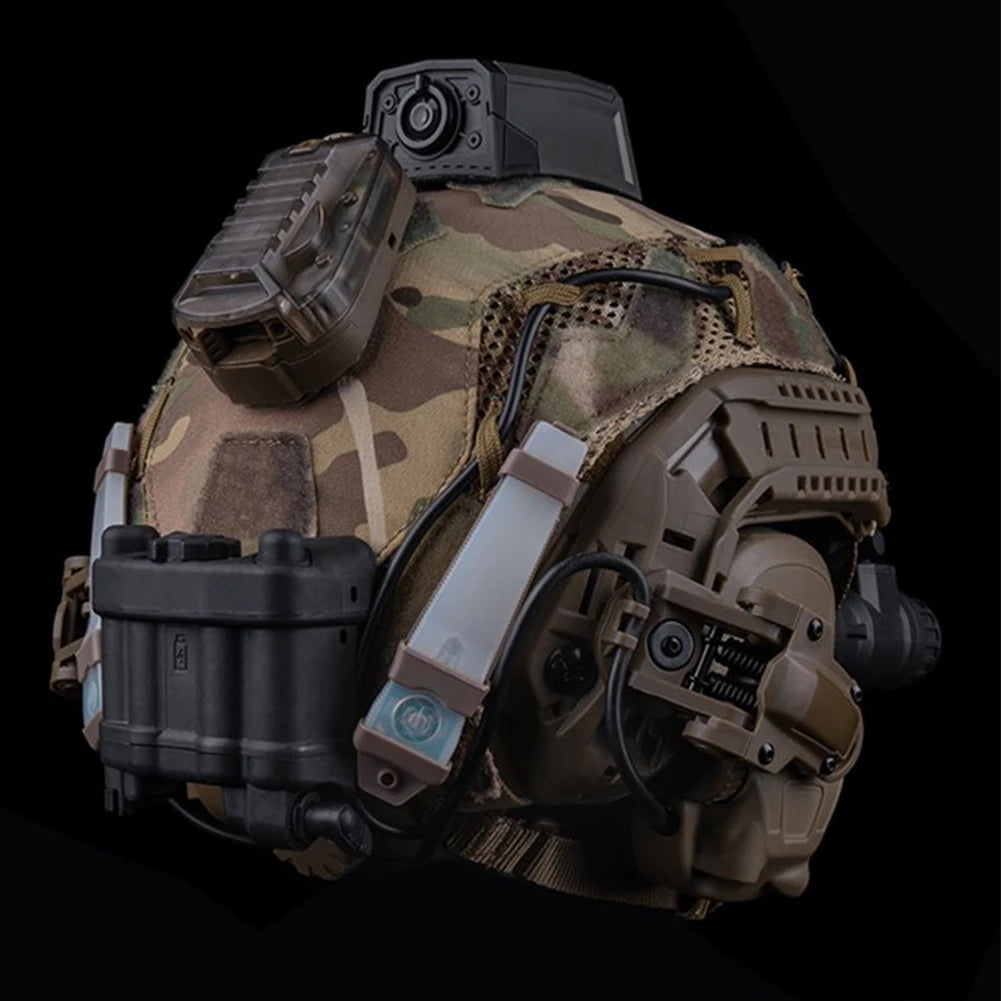 Adjustable Helmet NVG Battery Pouch Helmet Accessories Realistic Battery Storage Holder Pack Helmet Battery Case Pouch