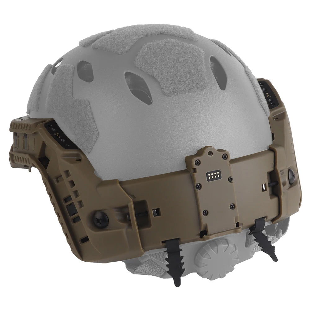 Tactical Helmet Side Guide Rail Modular ARC Mount Rail for Fast High Cut Helmet Signal light/Flashlight/IR Lights Power System