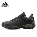 HIKEUP Non-slip Men Hiking Shoes Breathable Outdoor Wear Resistant Splashproof Climbing Men Sneaker Tourism Mountain Shoes
